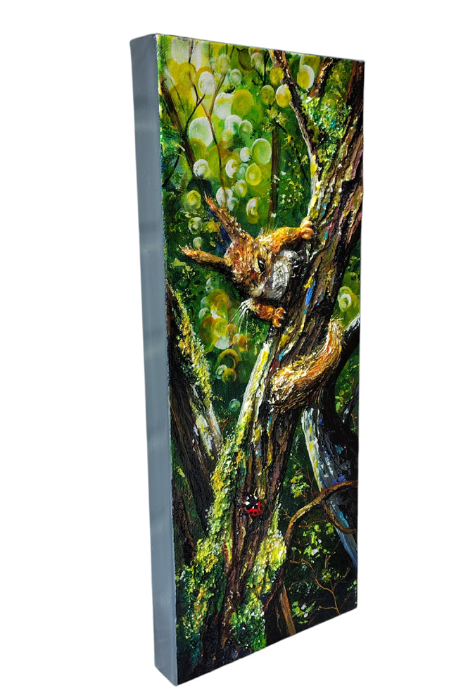 Squirrel Sculpture Art - Hello Ladybird
